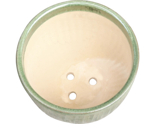 Suport ceramic pentru ghiveci cu găuri de drenaj