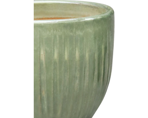 Ghiveci ceramic cu suprafață canelată