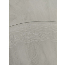 Vizualizare detaliată a unei plase de țânțari cu dantelă