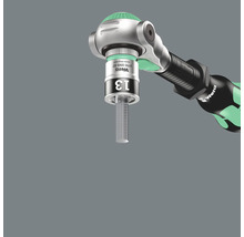 Crichet Wera cu cap tubular de dimensiunea 13 și șurub