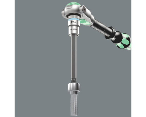 Cheie inelară cu clichet Wera Logo cu bit Torx TX 50 HF