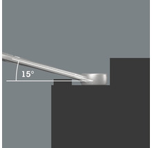 Cheie tubulară cu un unghi de 15 grade