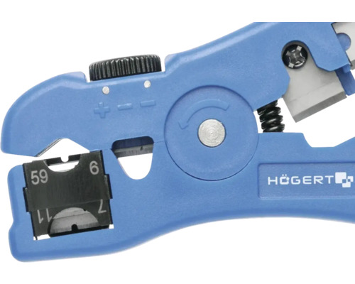 Clește de dezizolat cu adâncime de tăiere reglabilă