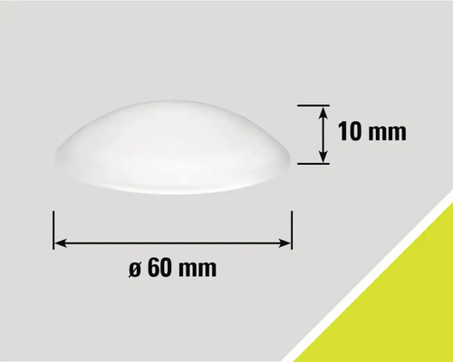 Desen tehnic al produsului cu diametrul de 60 mm și înălțimea de 10 mm