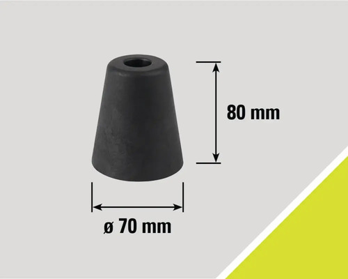 Capac de protecție, diametru 70 mm, înălțime 80 mm