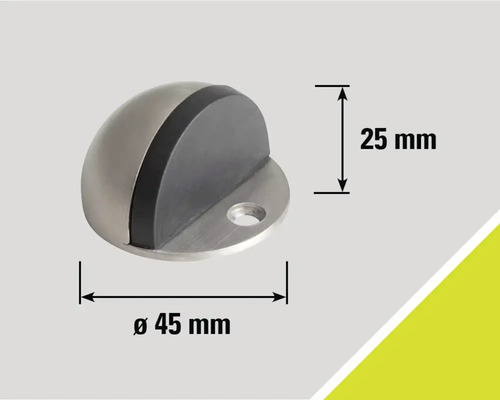 Opriitor de ușă cu diametrul de 45 mm și înălțimea de 25 mm