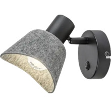 Lumină de perete cu abajur din pâslă