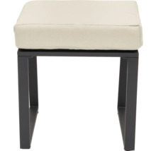 Taburet cu cadru metalic și pernă de șezut