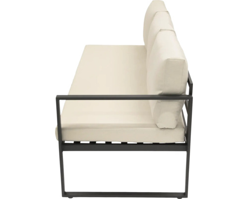 Scaun de grădină cu cadru metalic și tapițerie