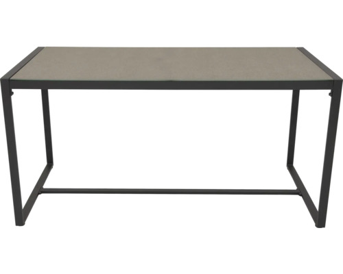 Masa de grădină cu cadru metalic și blat