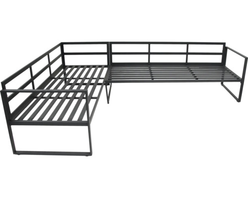 Cadru de pat de colț din metal