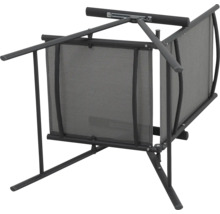 Scaun de grădină pliat cu plasă