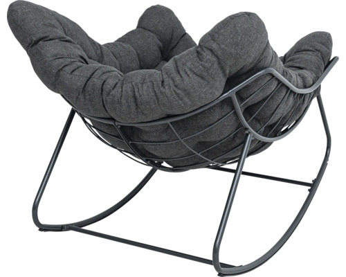 Scaun balansoar cu cadru metalic și scaun tapițat