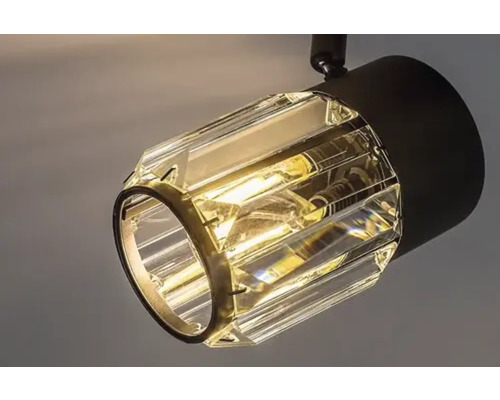 Spot de tavan cu sticlă de cristal