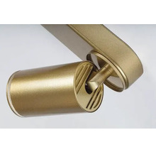 Spot luminos auriu pentru montaj pe perete