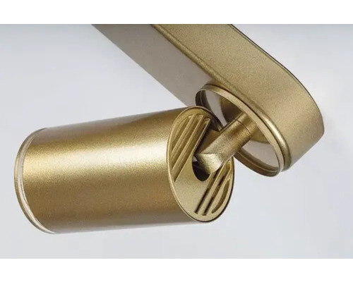 Spot luminos auriu pentru montaj pe perete