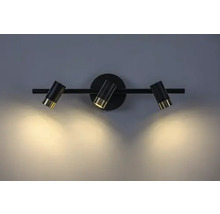 Lumină de perete cu trei becuri cu spoturi rotative pentru iluminat interior