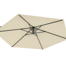 Vedere de sus a unei umbrele de soare cu nervuri