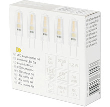 Pachet becuri LED G4, 5 bucăți