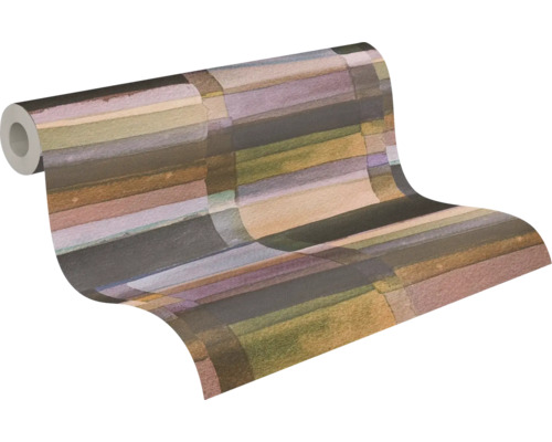 Rola de tapet cu model geometric pentru decorarea peretilor