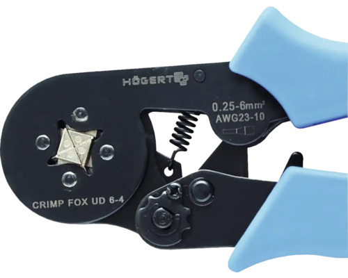 Högert Crimp Fox UD 6-4 Clește de sertizat pentru papuci de cablu