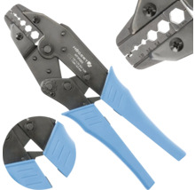 Clește de sertizat Högert cu mânere albastre