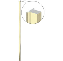 Stâlp din aluminiu cu capac