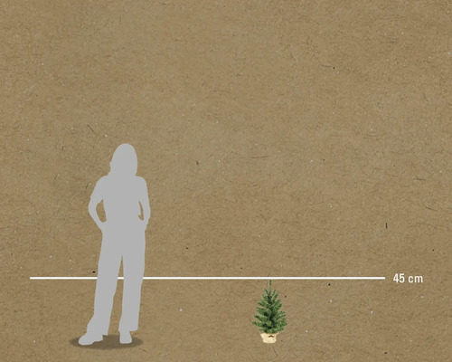 Pom de Crăciun decorativ cu o lungime de 45 centimetri.