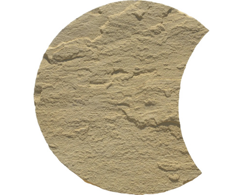 Placă de gresie în formă de semilună pentru grădină