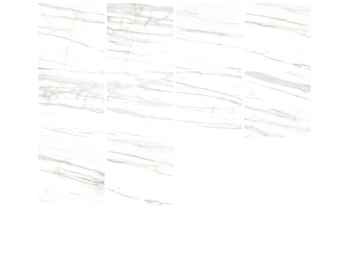 Mai multe plăci albe cu aspect de marmură