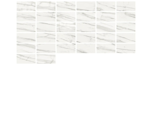 Aranjament de plăci de perete cu aspect de marmură.