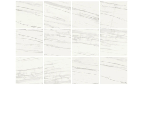 Mai multe plăci albe cu aspect de marmură.