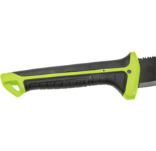 Imagine detaliată a mânerului unui cuțit de tufiș