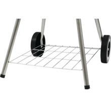 Grătar cu roți și grătar de depozitare metalic