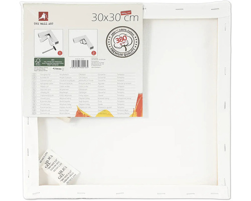 Pânză pentru pictură, 30x30 cm, cu sigiliul de calitate Premium