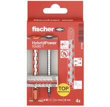 Dibluri Fischer HybridPower 10x90 T, pachet de patru