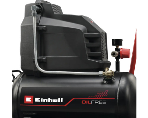 Logo Einhell pe un compresor fără ulei
