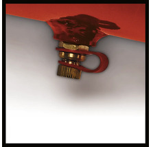 Imagine detaliată a unei supape pe un produs gonflabil