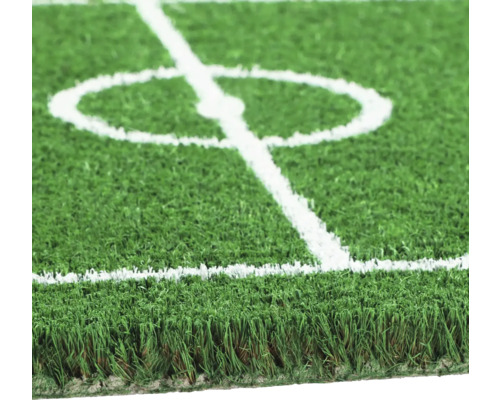 Gazon artificial cu linii albe pentru marcaje de teren sportiv