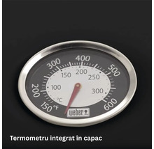 Termometru grătar Weber pentru afișarea temperaturii
