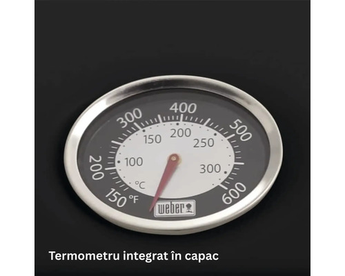 Termometru grătar Weber pentru afișarea temperaturii