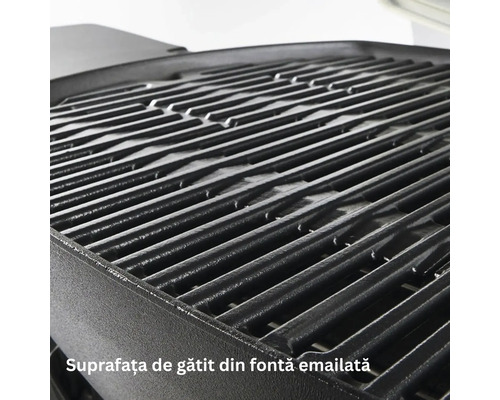 Grătar din fontă emailată