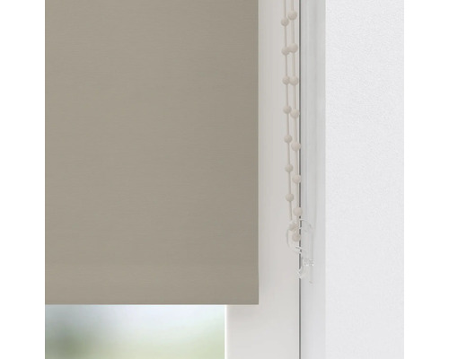 Rulou bej pentru fereastră cu lanț cu bile