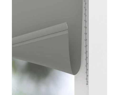 Rulou gri cu lanț pentru decorarea ferestrelor