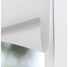 Rulou albă de fereastră cu lanț pentru controlul luminii