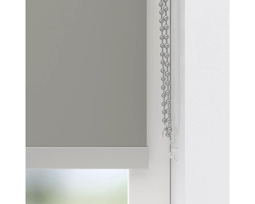 Rulou de fereastră gri cu lanț