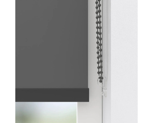 Rulou gri cu lanț de tragere la fereastră