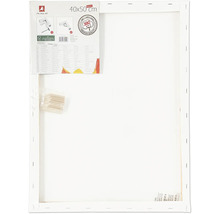 Șasiu de întindere cu dimensiunile 40x50 cm și pene de distanțiere