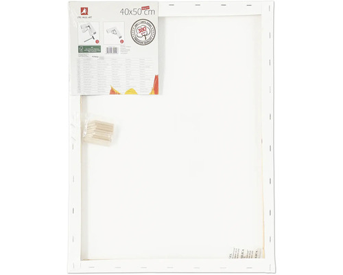 Șasiu de întindere cu dimensiunile 40x50 cm și pene de distanțiere