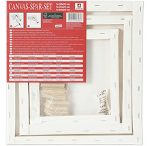 Set pânză cu rame cu trei pânze de diferite dimensiuni